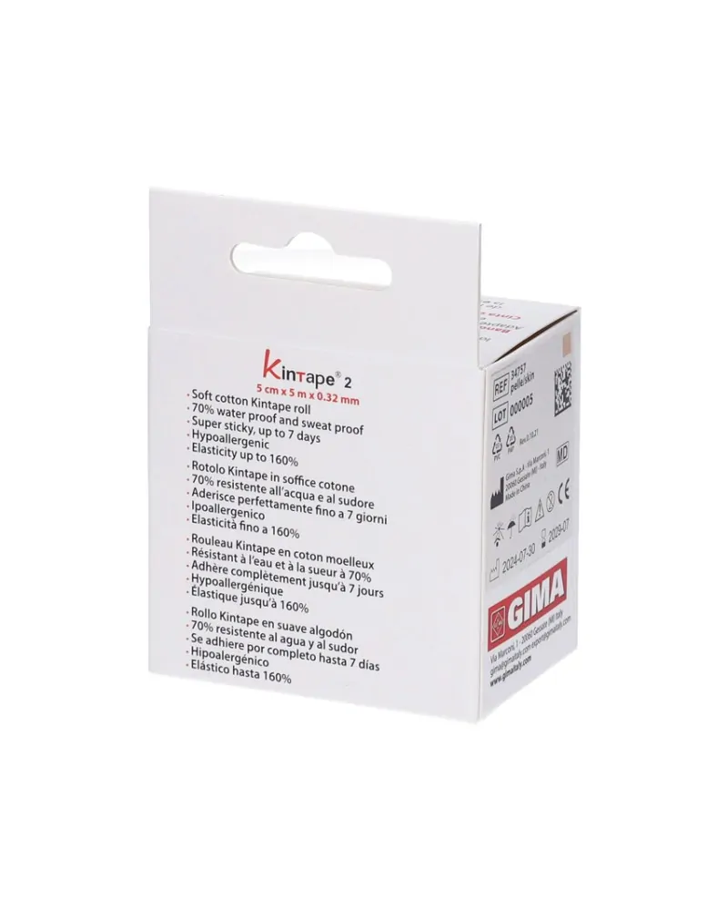Gima Kinesiology Tape Pro 5m x 5cm Skin 34757